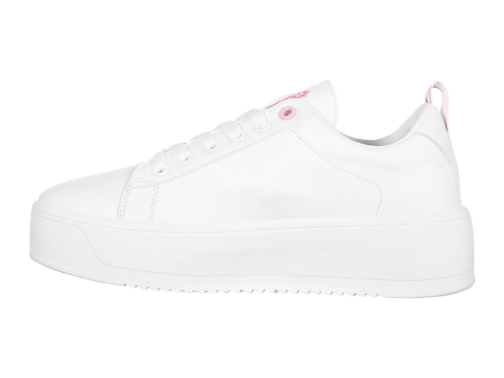 Tenis K SWISS Trinity Platform Blanco y Oro para Mujer