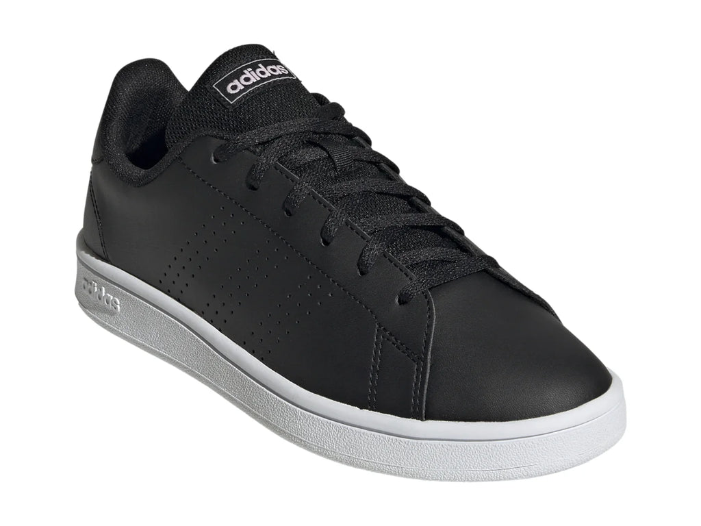 Tenis Adidas Advantage Base Negro con Rosa para Mujer