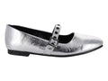 Zapatos Planos Luna Rosa Plata para Mujer
