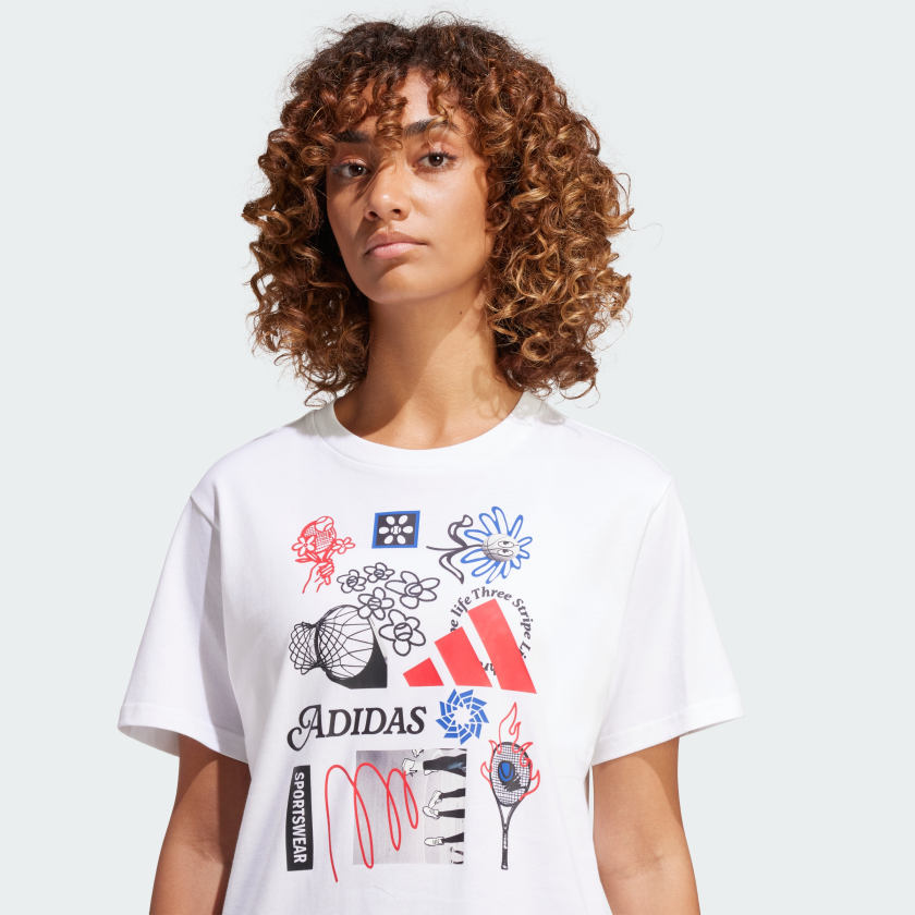 Women's adidas Codes Photoreal Graphic Tee