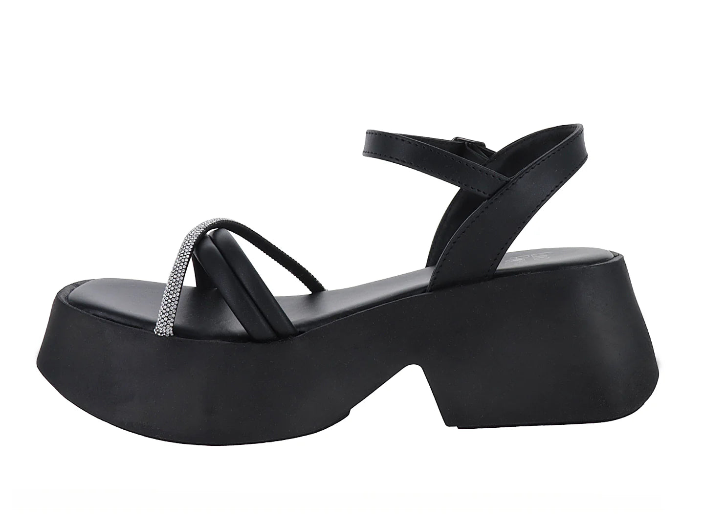 Sandalias Luna Rosa Negro para Mujer