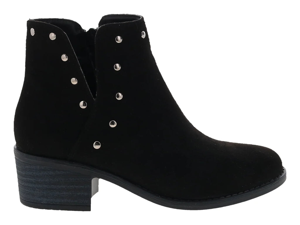 Botines Tropicana Negros de Gamuza para Niña