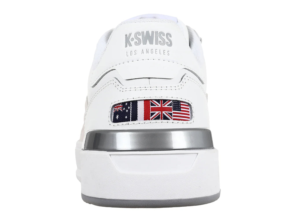 K SWISS Tenis Blanco y Gris para Hombre