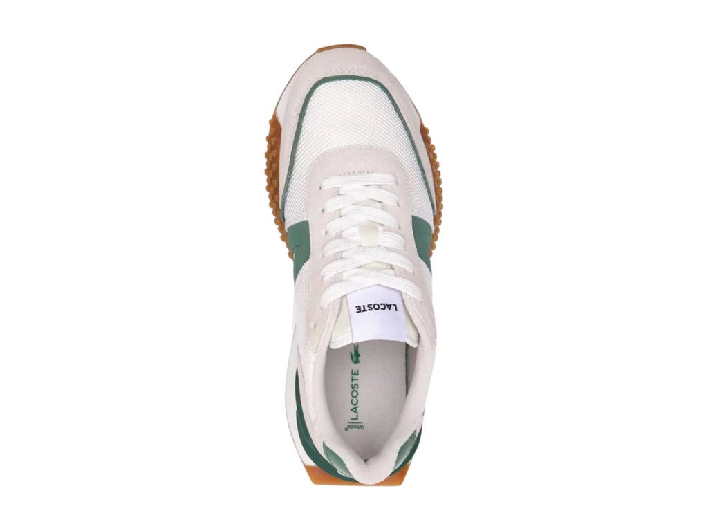 Tenis Lacoste L Spin Deluxe Blanco y Verde para Mujer