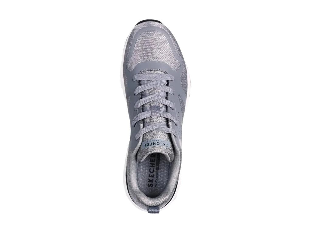 Tenis Skechers Tres Air One Gris y Blanco para Hombre
