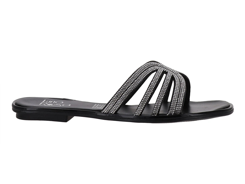 Sandalias Luna Rosa Negras para Mujer