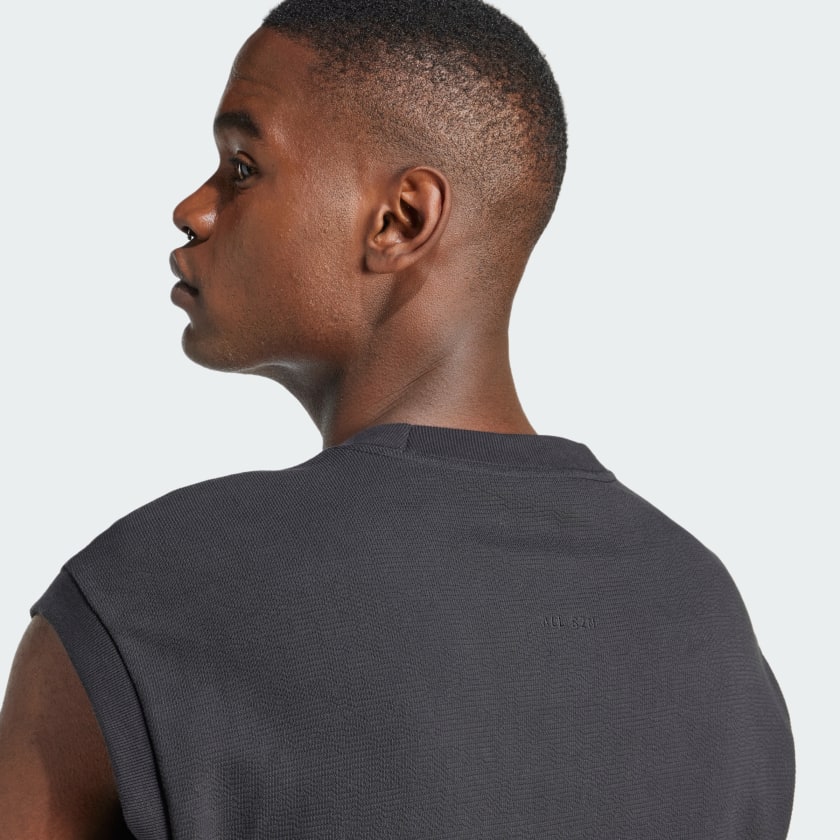 Men's adidas Elevated All SZN Cloud Jersey Sleeveless Crew Tee