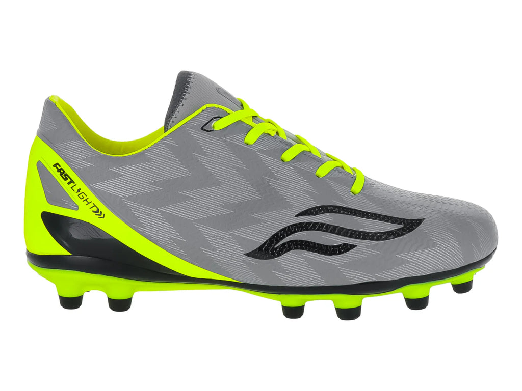 Tenis de Fútbol Furia Gris Neón para Niño