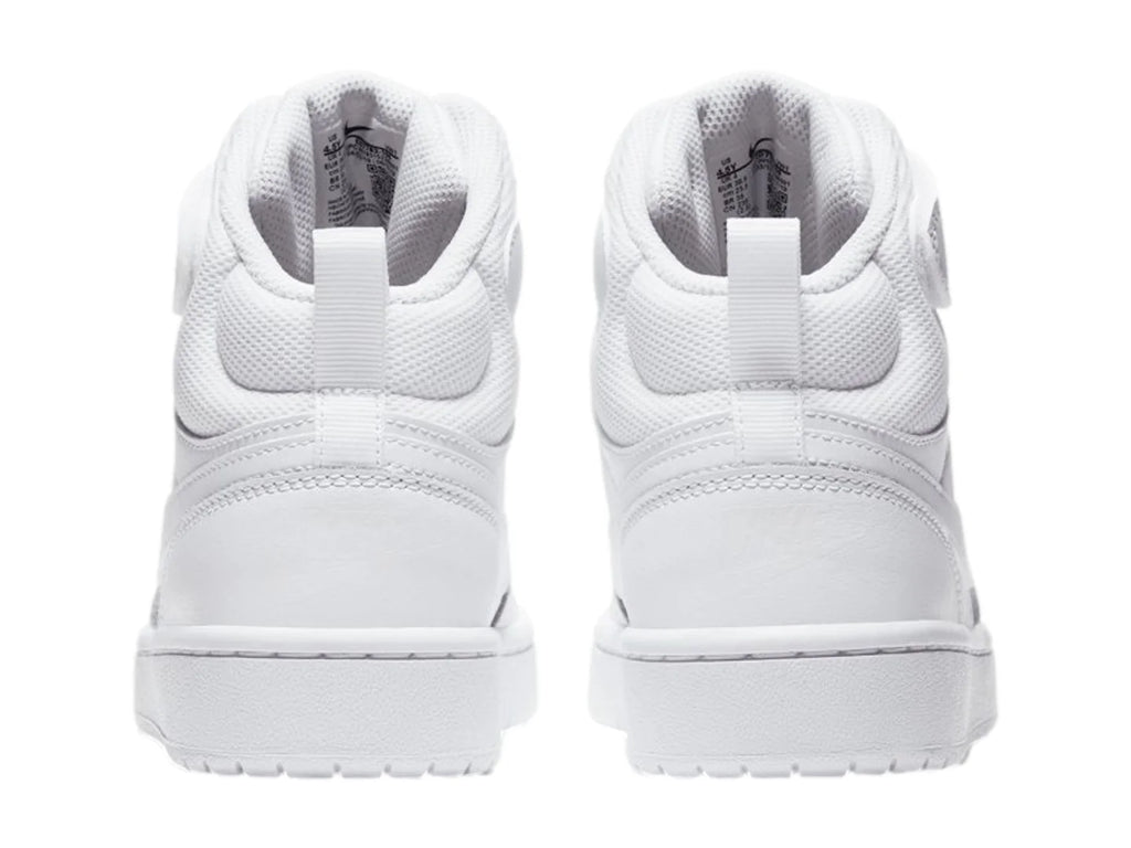 Tenis Nike Court Borough Mid 2 Blanco para Niño