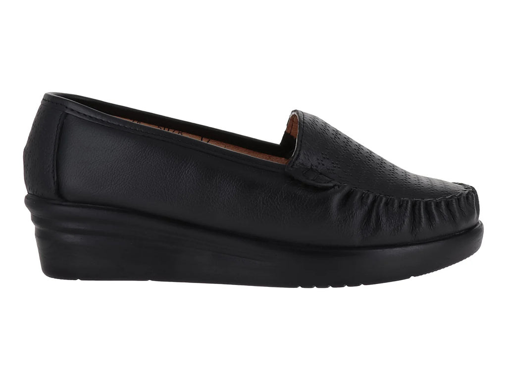 Zapatos Planos Mas Descanso Negro para Mujer