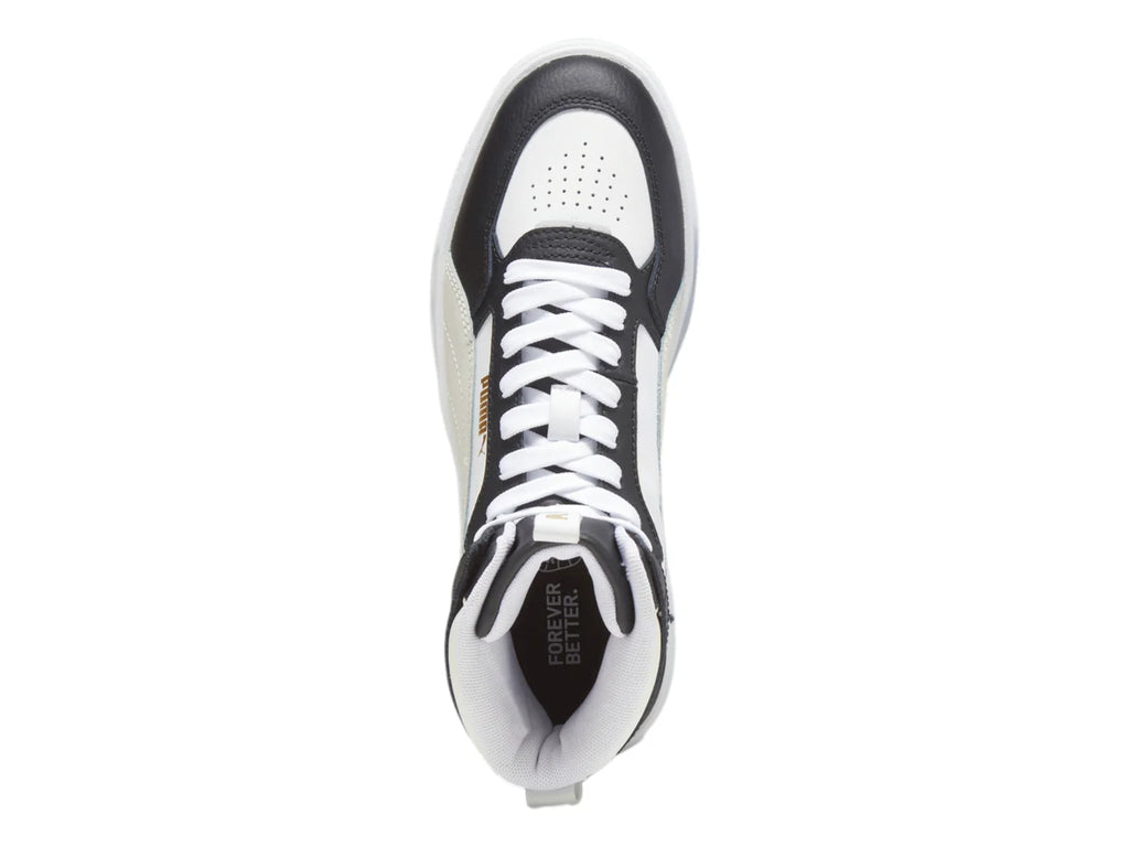 Tenis PUMA Carmen Rebelle Mid Blanco Gris y Negro para Mujer