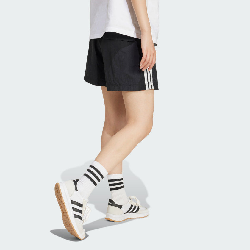 Women's adidas Essentials 3-Stripes Lifestyle Woven Shorts
