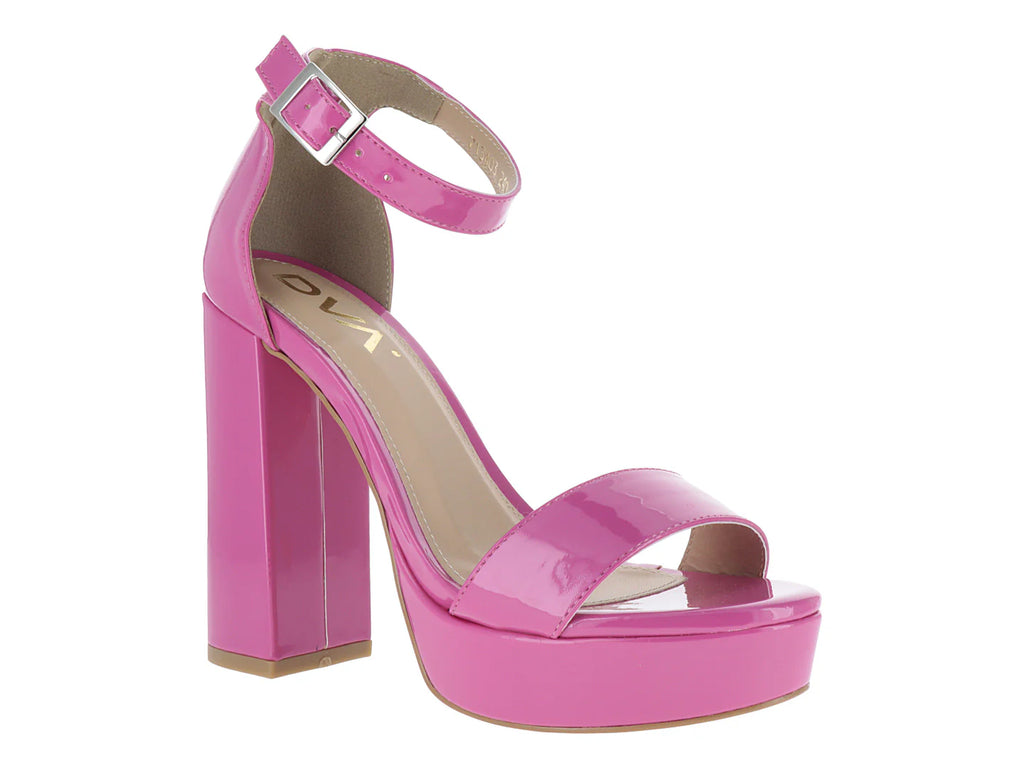 Sandalias Donova Charol Rosa Valentino para Mujer