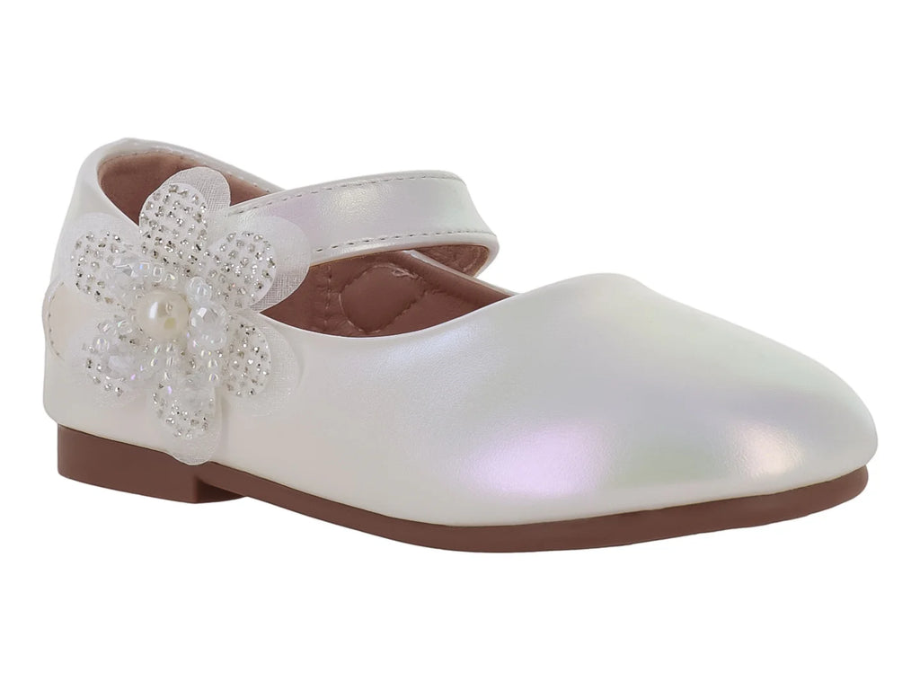 Zapatos Planos ROZE Blancos para Niña