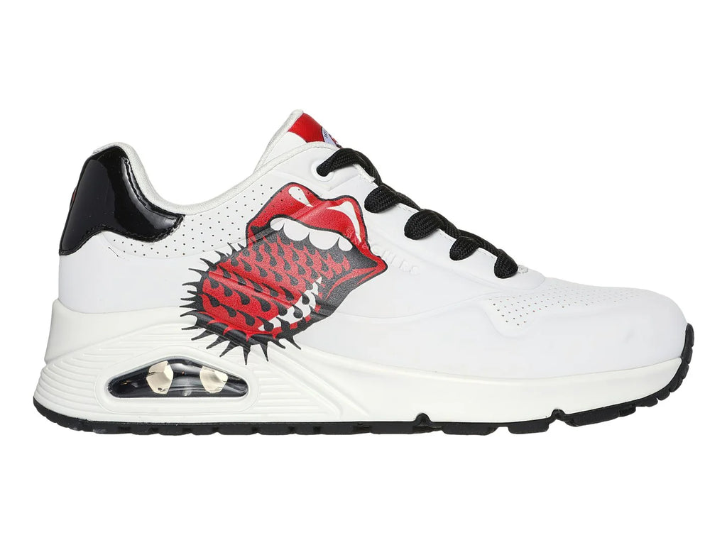 Tenis Skechers One X Rolling Stones Blanco para Mujer