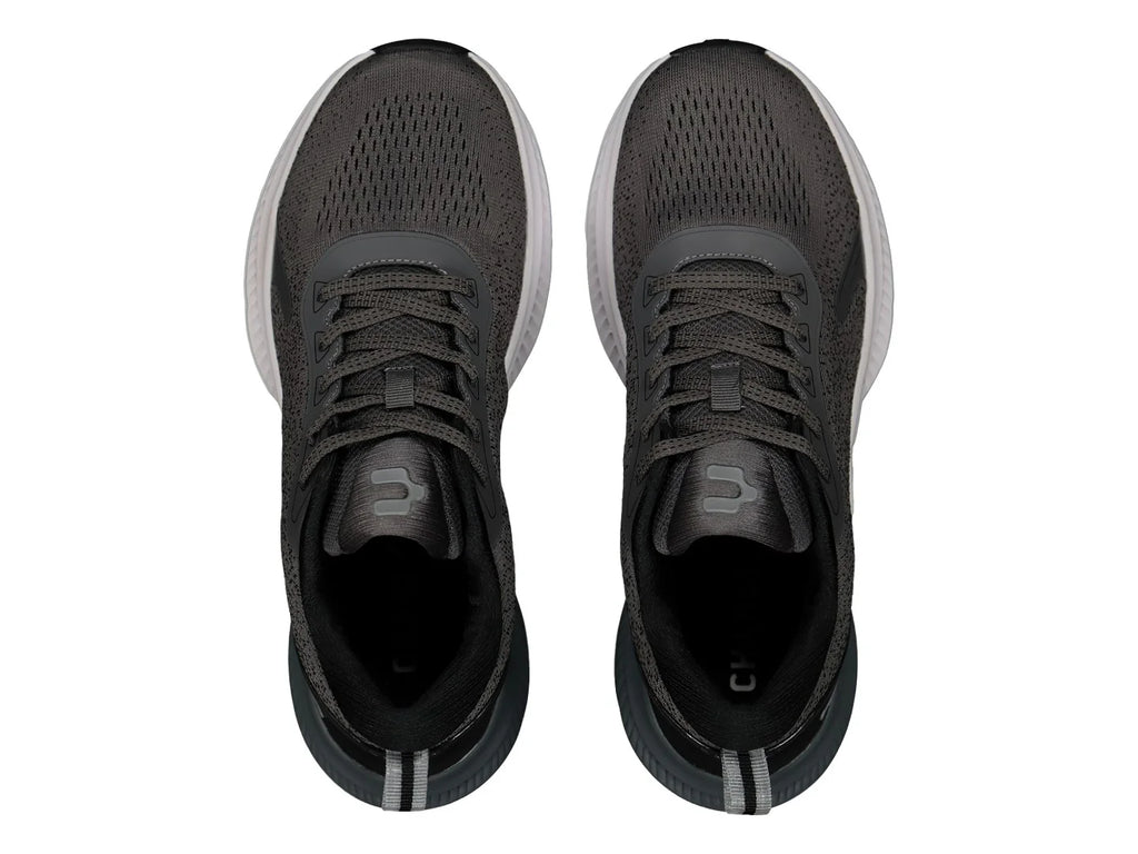 Tenis Charly Running Gris Oxford y Negro para Hombre