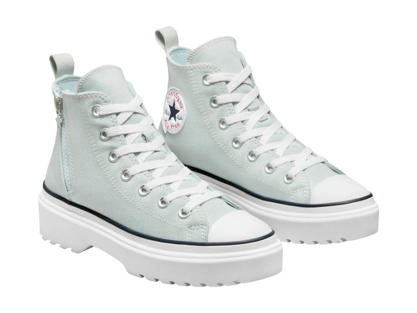 Tenis Converse Chuck Taylor All Star Lugged Lift Polar Blue para Niña