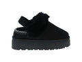 Pantuflas Furor Plataforma Negro para Mujer