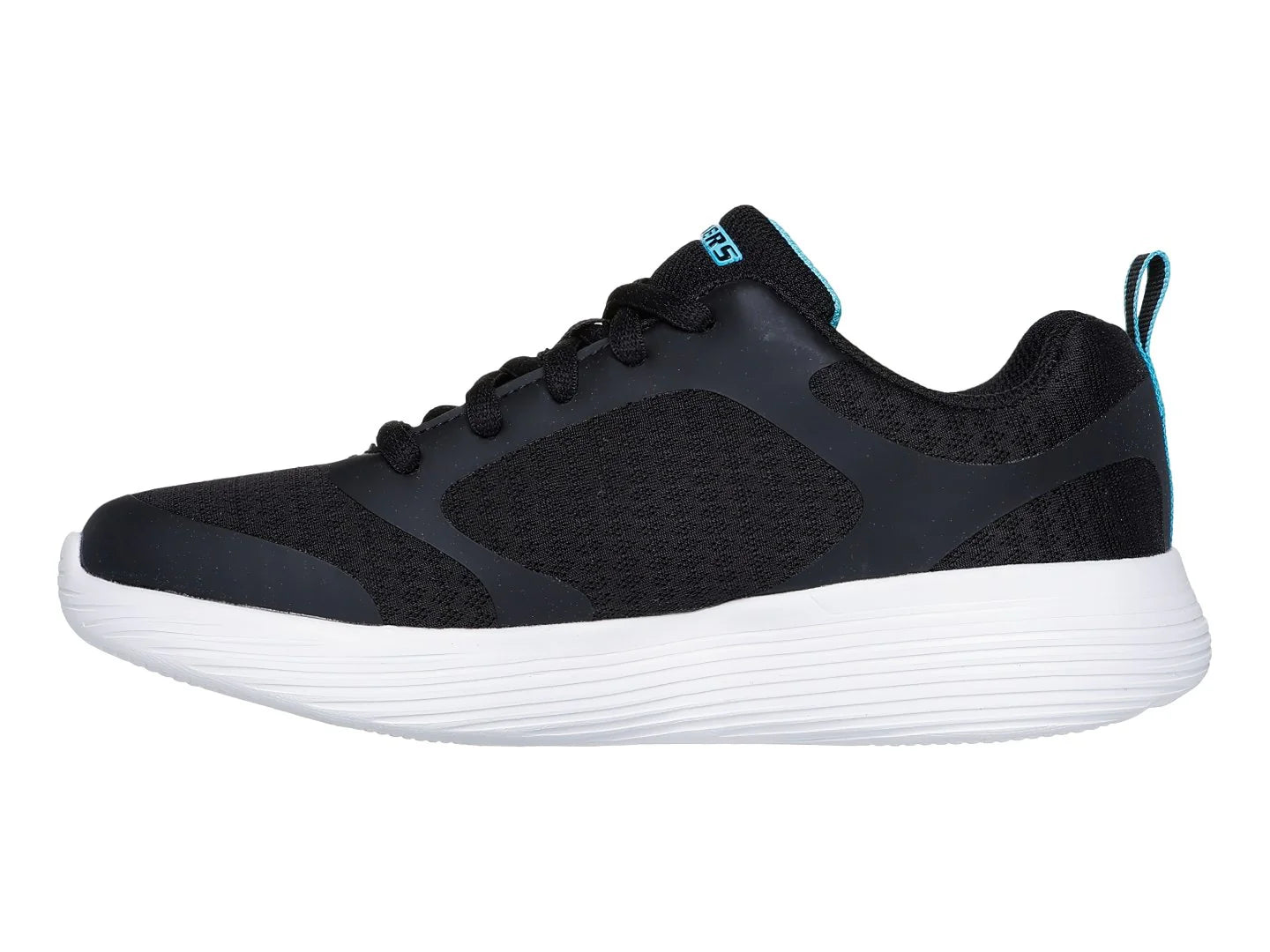 Tenis Skechers Go Run 400 V2 Negro y Azul para Niña