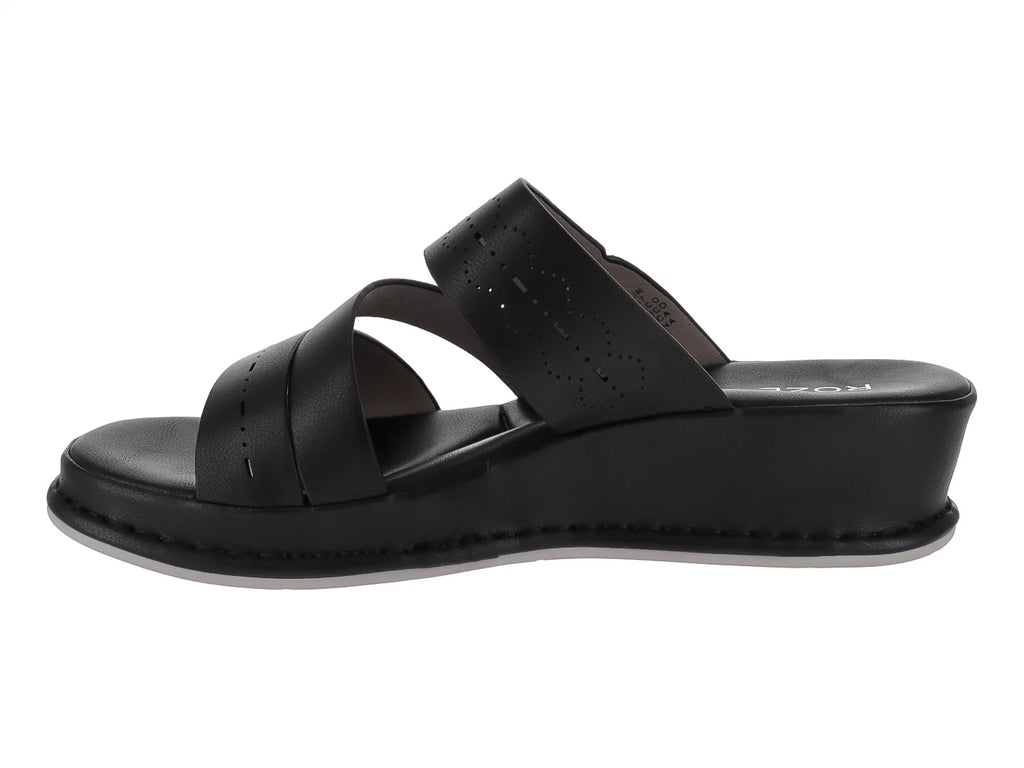 Sandalias Roze Plataforma Negro para Mujer