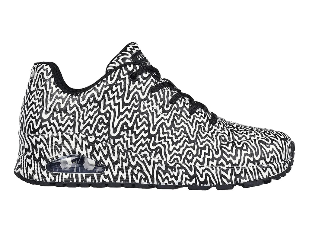 Tenis Skechers One Negro y Blanco para Mujer