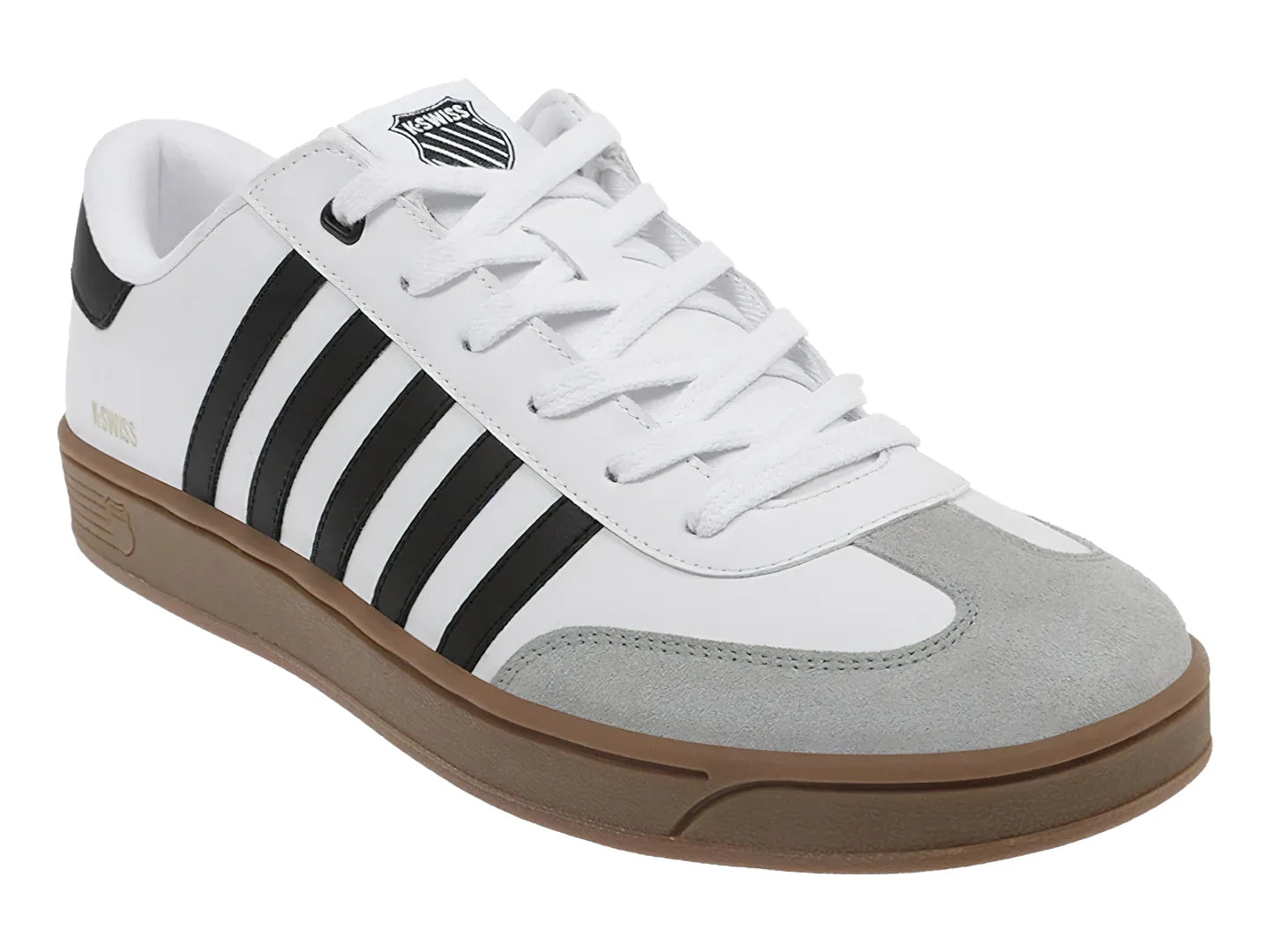 Tenis K SWISS Francis Court Blanco y Negro para Hombre