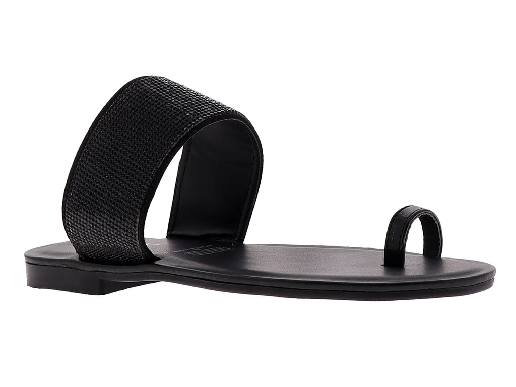 Sandalias Donova Charol Negro para Mujer