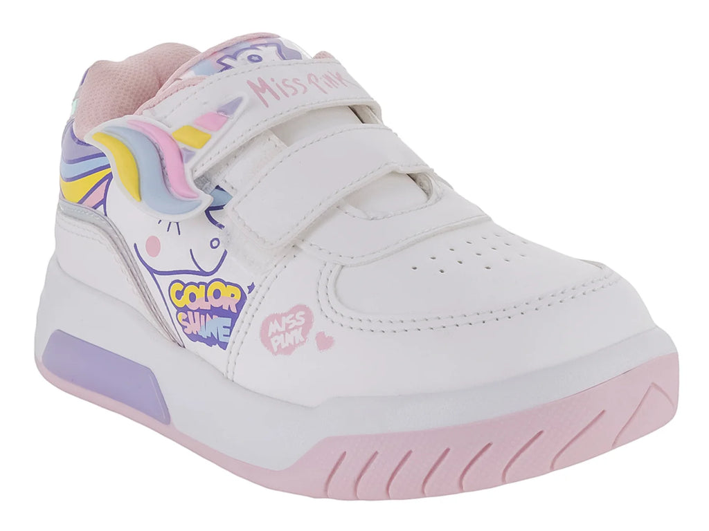 Tenis Clasben Joy Blanco para Niña