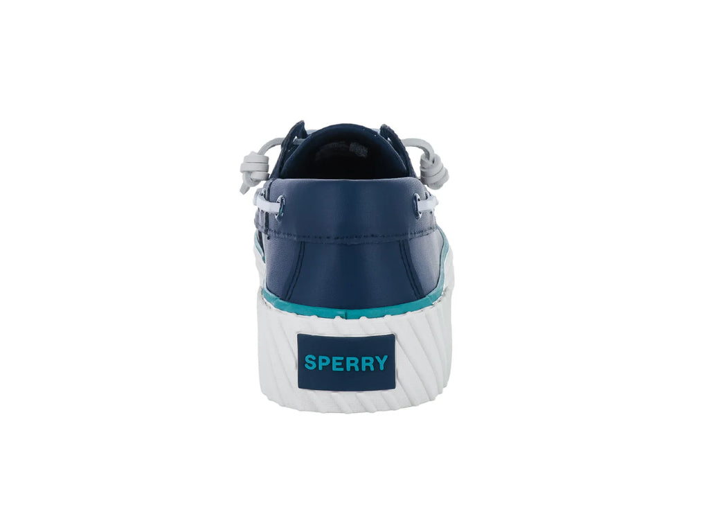 Zapato Náutico Sperry Bahama 20 Plataforma Azul Marino para Mujer