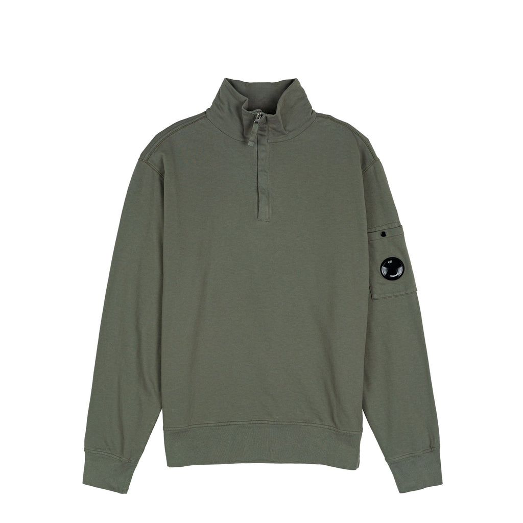 C.P. Company Light Fleece Half Zip Lens Sweatshirt