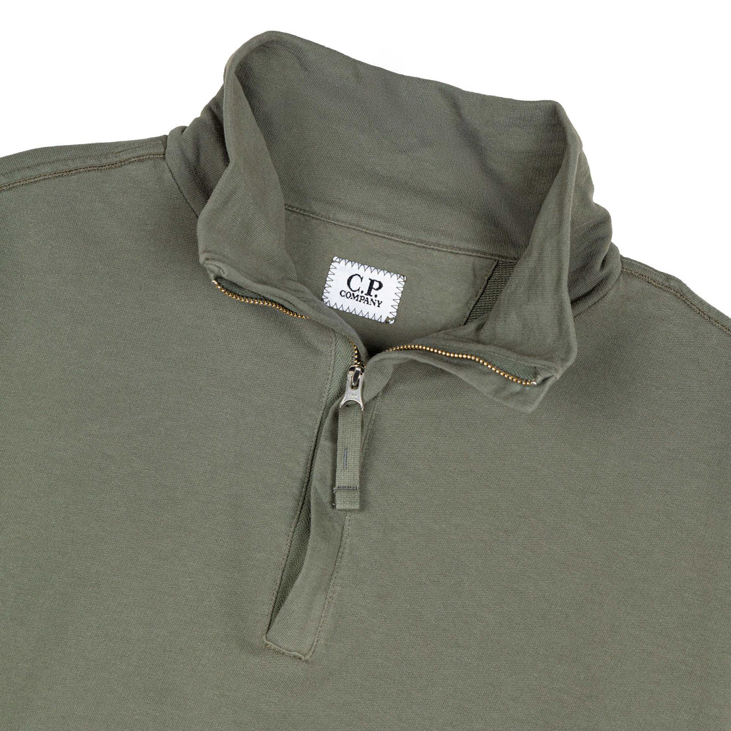 C.P. Company Light Fleece Half Zip Lens Sweatshirt