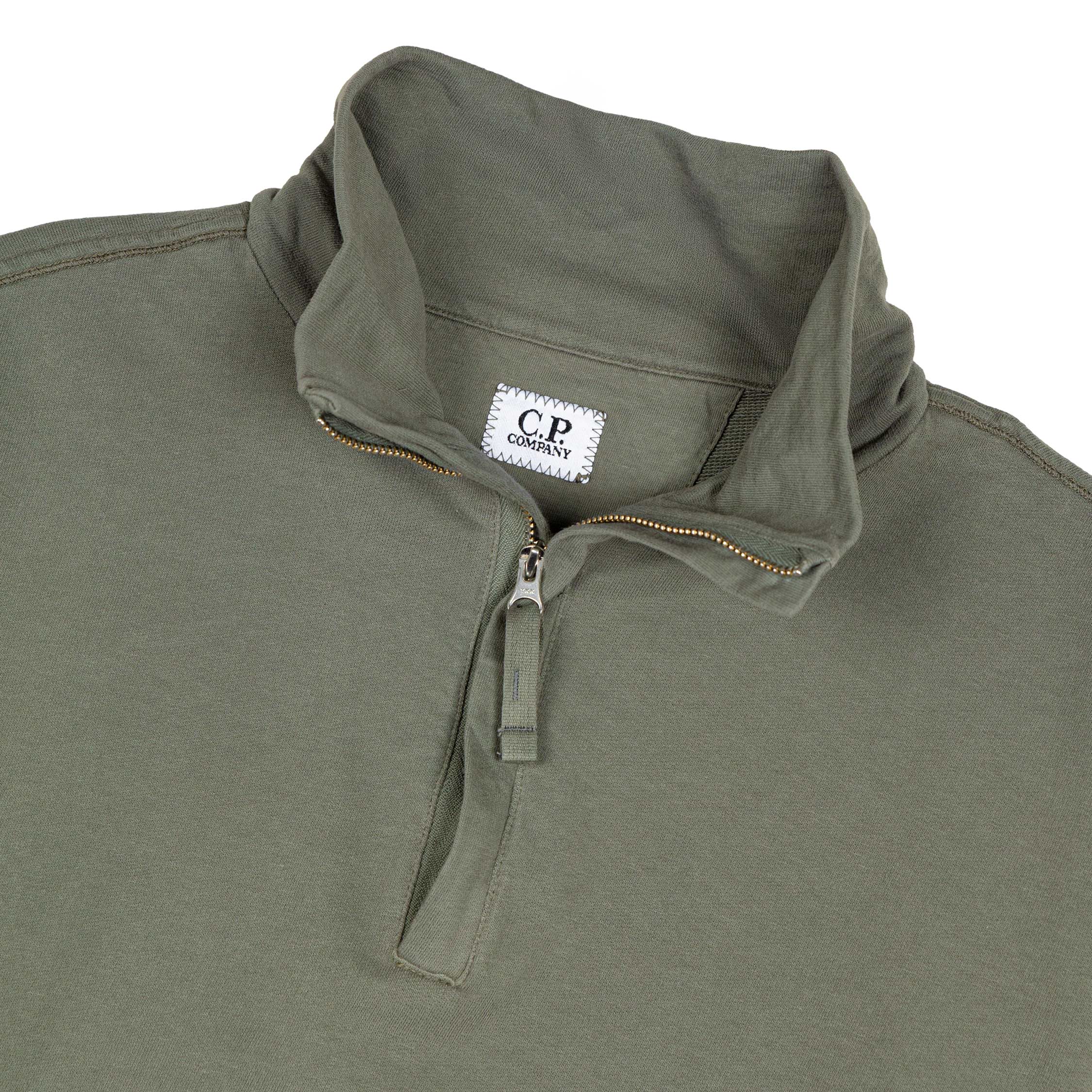 C.P. Company Light Fleece Half Zip Lens Sweatshirt