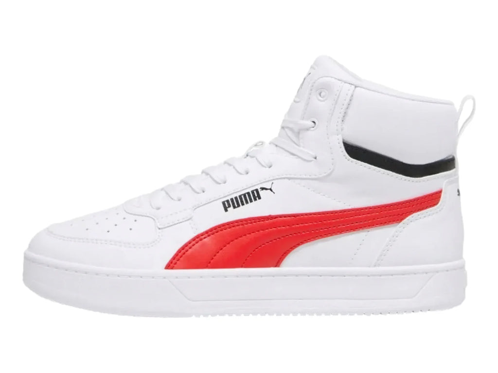 Tenis PUMA Caven 20 Mid Blanco y Rojo para Hombre