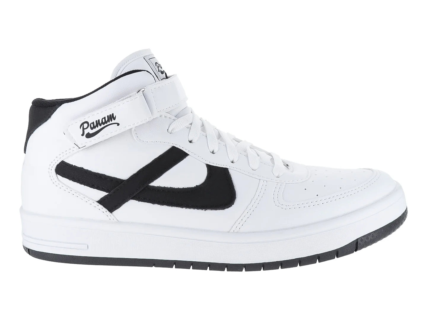 Tenis Panam Blanco y Negro para Niño