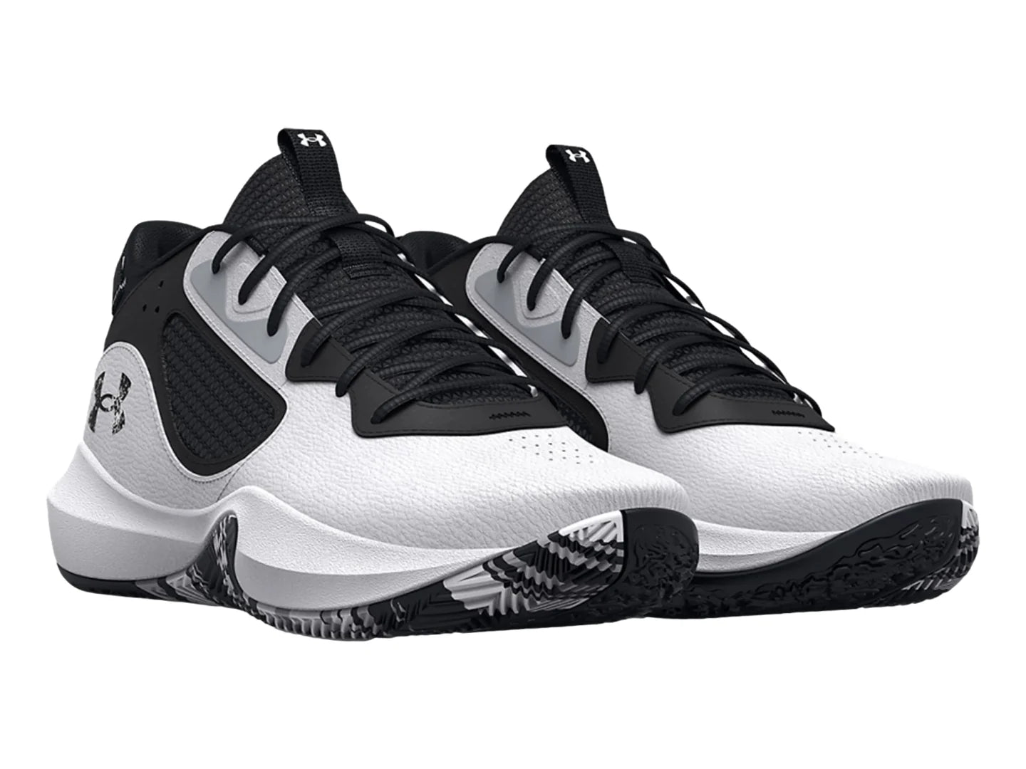 Tenis Under Armour Lockdown 6 Blanco y Gris para Hombre