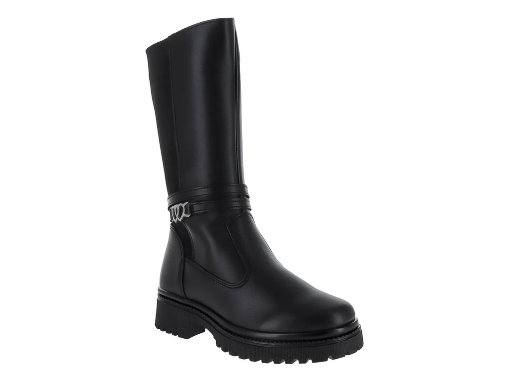 Botas YUYIN Napa Negro para Niña
