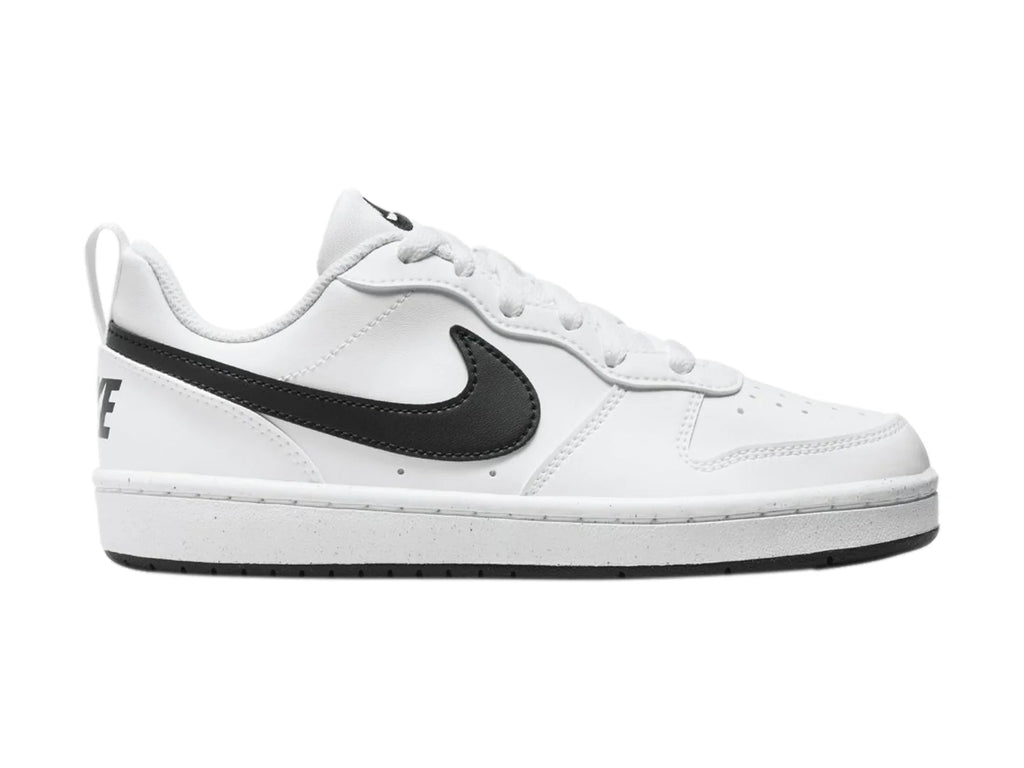 Tenis Nike Court Borough Low Recraft Blanco y Negro para Niño