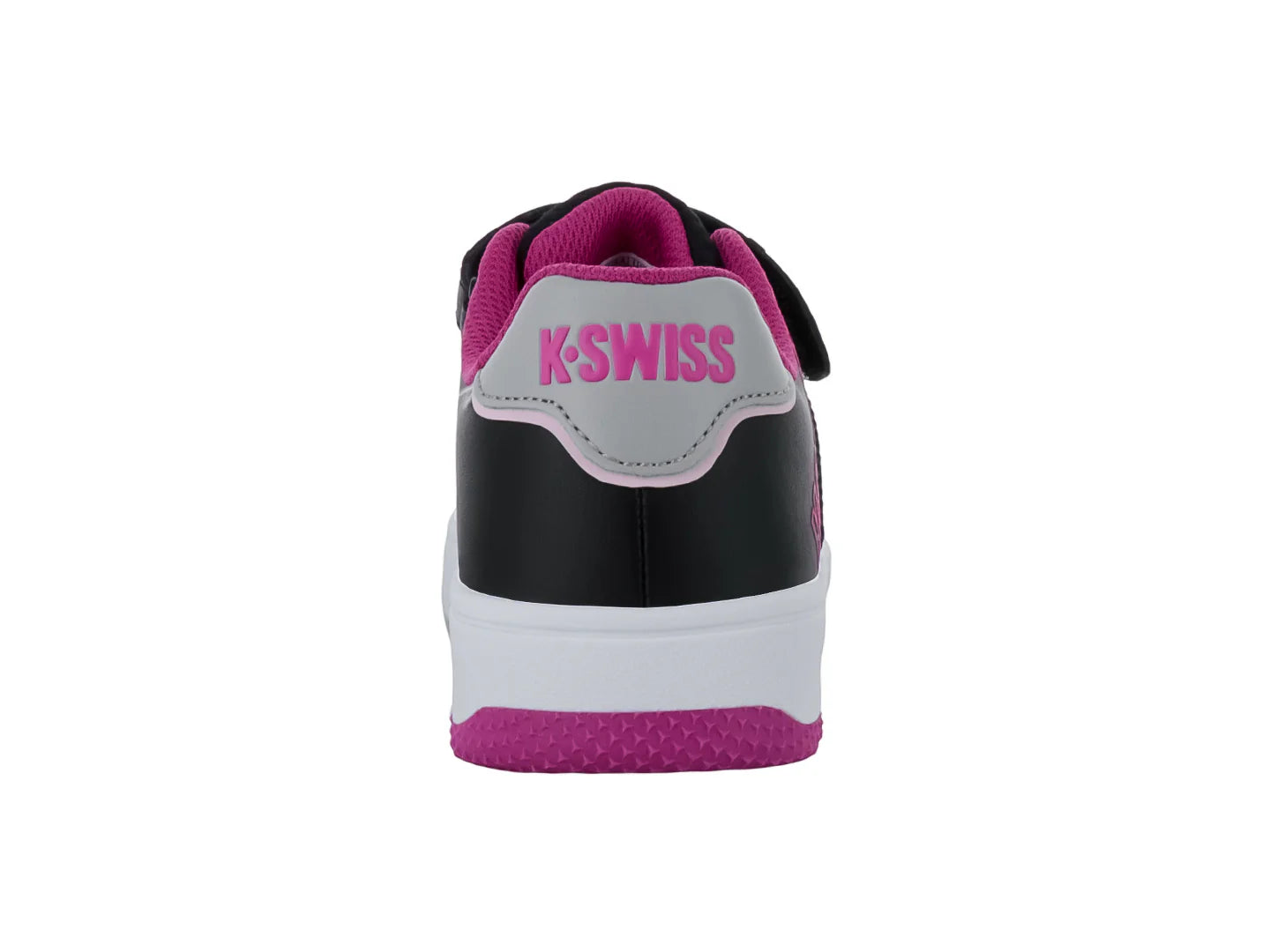Tenis K SWISS Blanco Negro Fucsia para Niña
