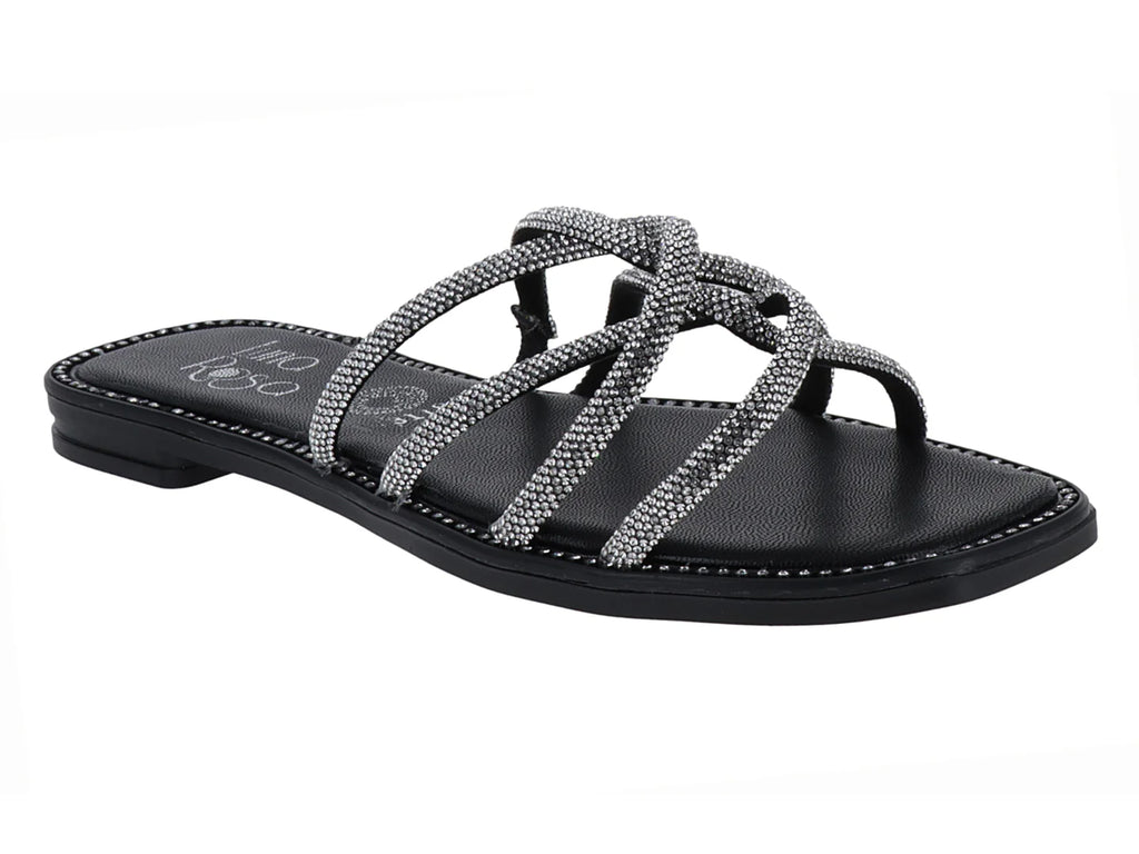 Sandalias Luna Rosa Negro para Mujer