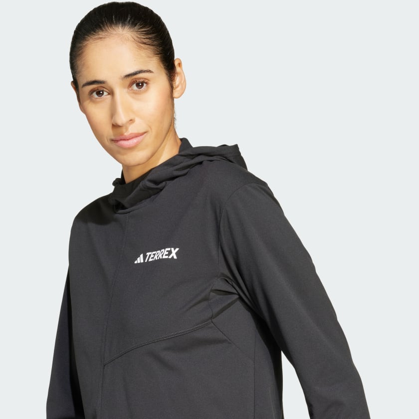 Women's adidas Terrex Multi Climacool Hooded Long Sleeve Top