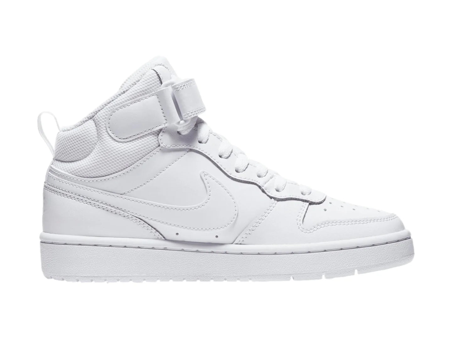 Tenis Nike Court Borough Mid 2 Blanco para Niño