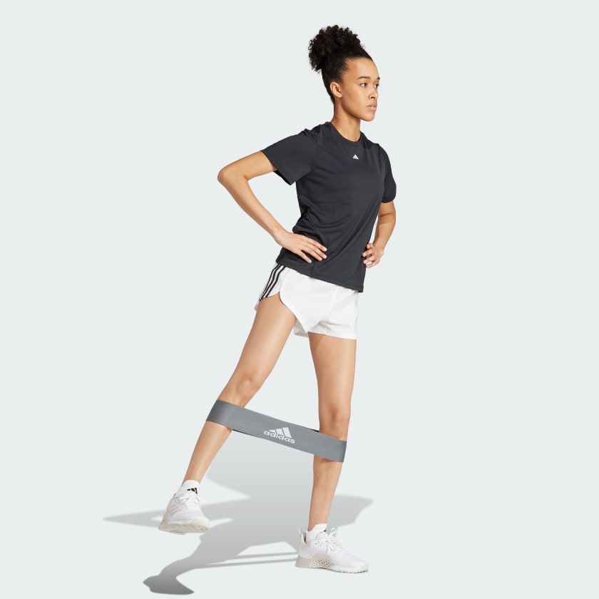 Women's adidas Pacer Training 3-Stripes Woven Mid-Rise Shorts