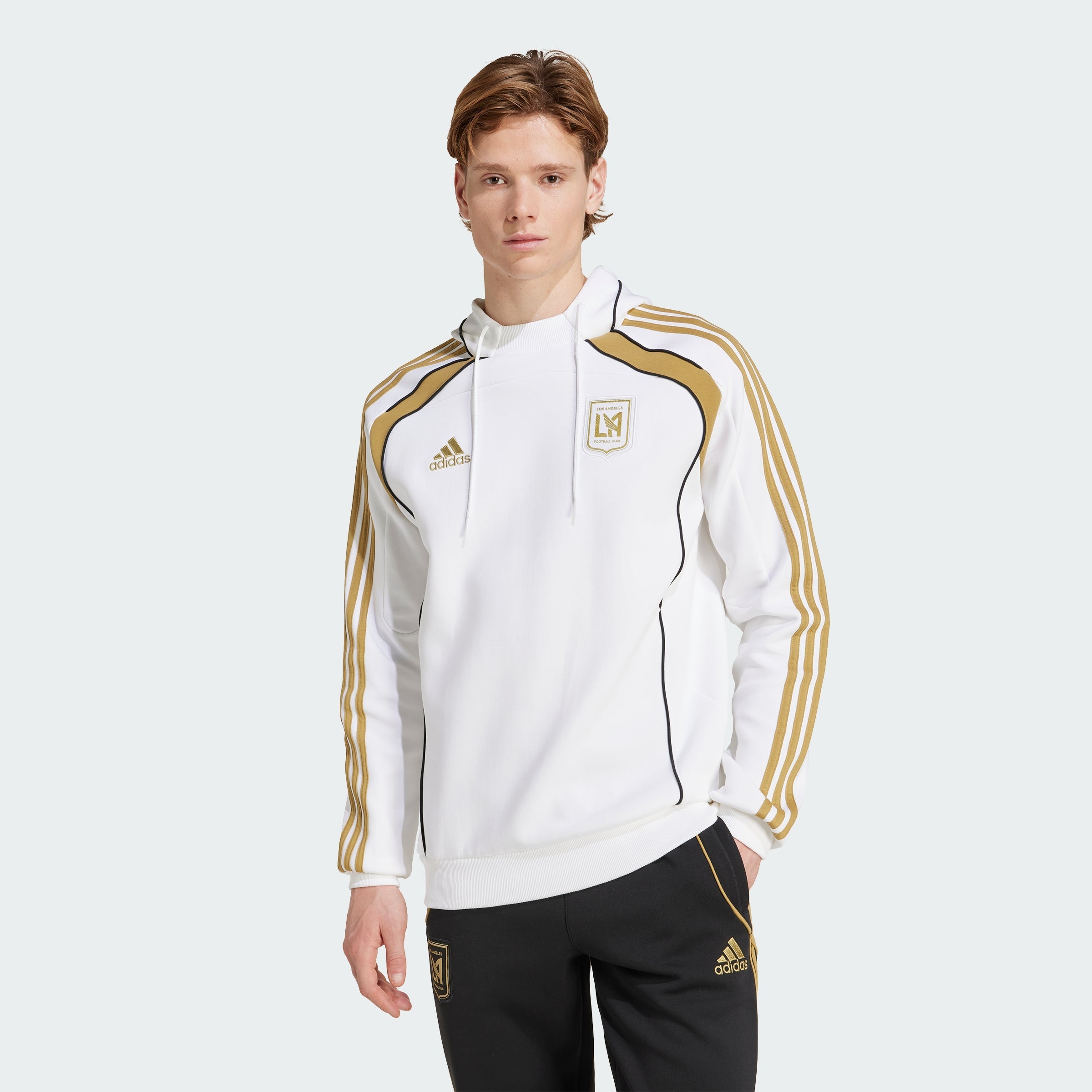Men's adidas Los Angeles FC UBP Travel Hoodie