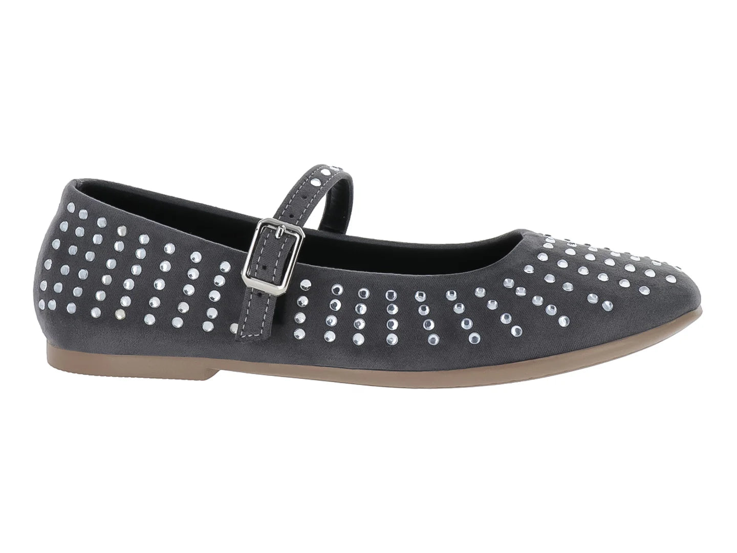 Zapatos Mary Jane Tropicana Gris para Niña
