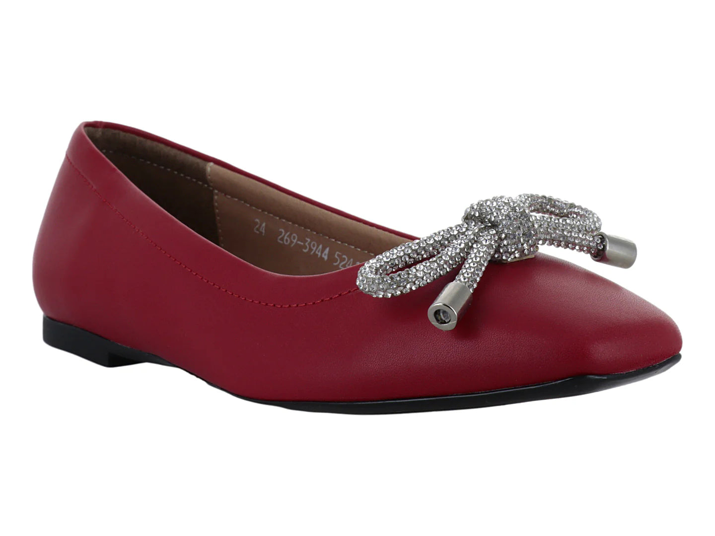 Zapatos Planos Salamandra Rojo Salas para Mujer