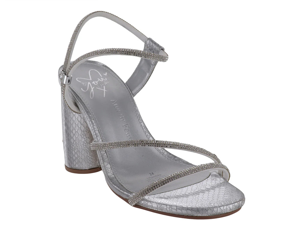 Sandalias Clasben Plata para Mujer