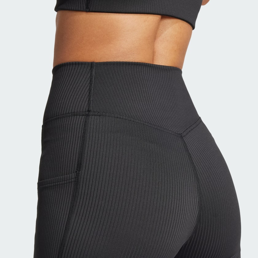 Women's adidas Optime Rib Short Leggings