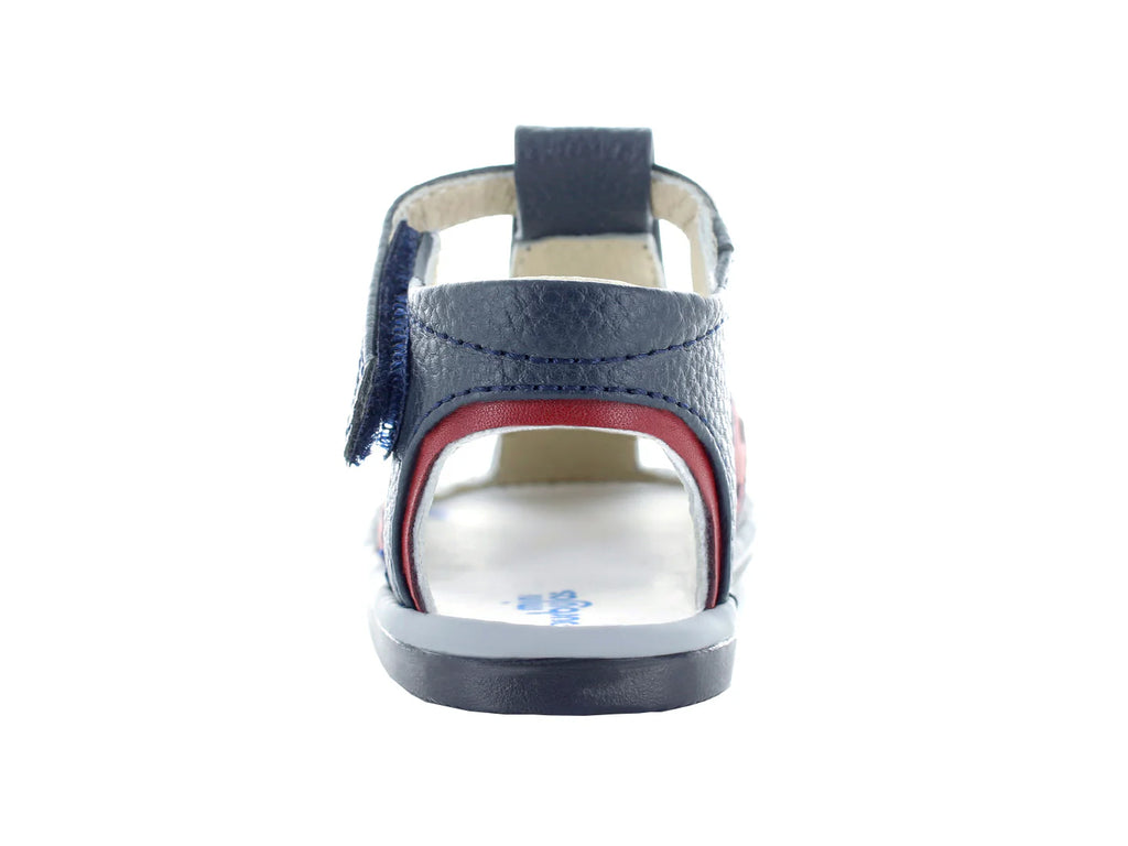 Sandalias Miniburbujas Azul Marino para Niño