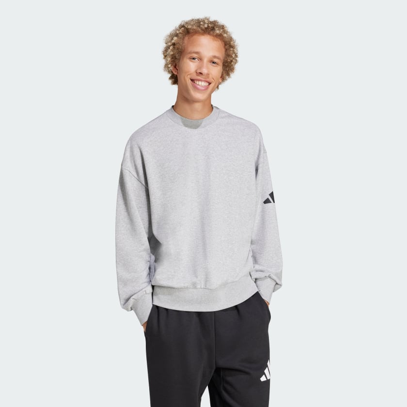 Men's adidas Essentials Loose Fit 3 Bar Logo Sweatshirt