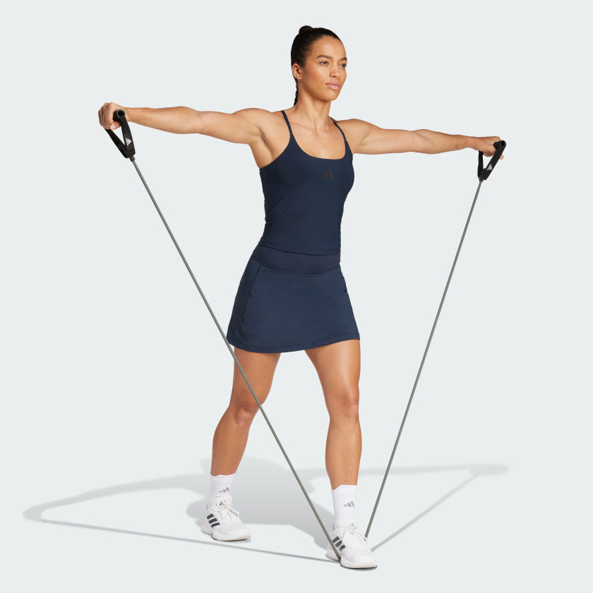 Women's adidas Optime Skort With Integrated Bike Shorts